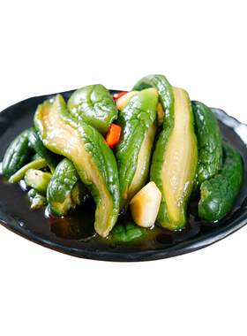 延边朝鲜族风味韩式酱菜酸甜小黄瓜东北特色腌黄瓜下饭菜 300克*3