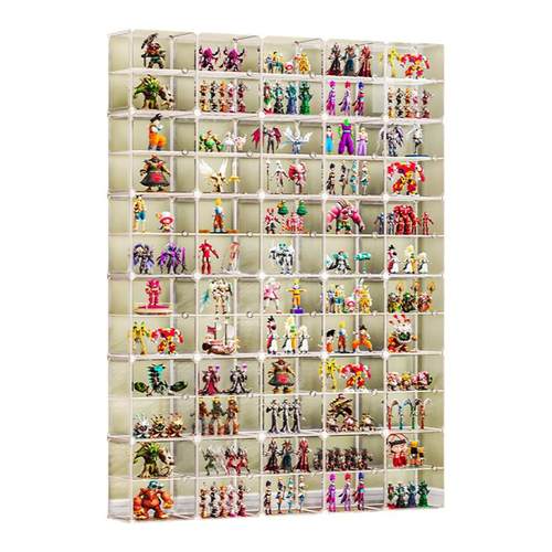 手办展示柜英港适用乐高防尘收纳盒透明玩具积木盲盒模型展示架子