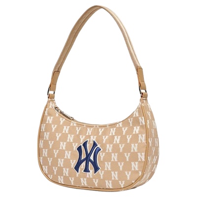 NY复古老花腋下潮牌包百搭手提包