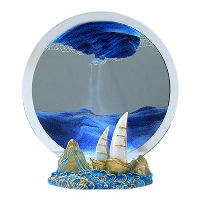 一帆风顺流沙画生日礼物