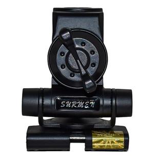 台湾新名夹边 K-30 黑色不锈钢车载天线夹边底座车载电台天线支架