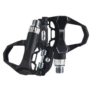 Wellgo维格公路锁踏自行车铝合金培林脚踏碳纤维轴承骑行单车配件