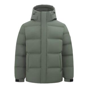 雪中飞2026男士短款经典连帽羽绒服大众休闲保暖外套舒适时尚