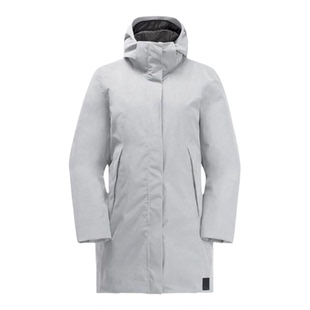 代购Jack wolfskin狼爪女羽绒服保暖防风防水外套连帽11161416315