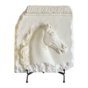 【Alma】古罗马希腊石膏浮雕马雕塑摆件家居小众中古艺术装饰挂饰