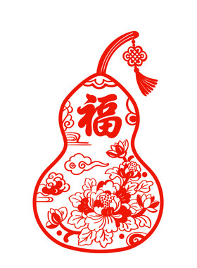 葫芦玻璃贴纸福字窗花福禄静电贴纸玻璃门窗户装饰2026新年水贴