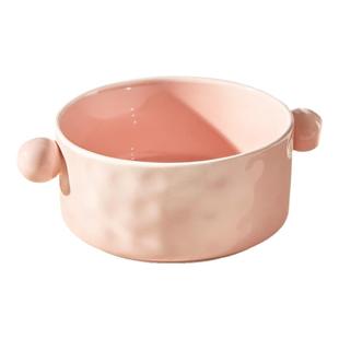 陶瓷高颜值双耳汤碗家用2025新款大号带盖泡面碗好看螺蛳粉碗大碗