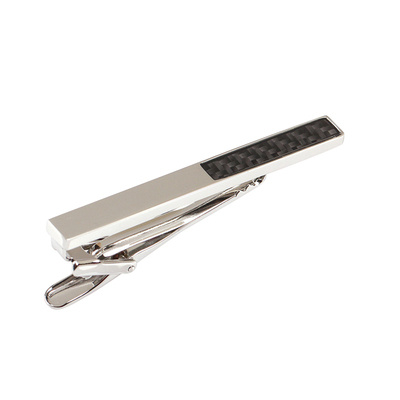 玛诗杜领带夹正装碳纤维定制刻字