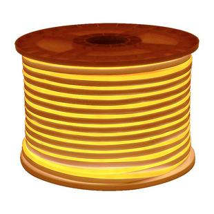 橙色LED柔性灯带220V吧台酒吧KTV招牌户外暖光橙光桔色橘黄色灯条