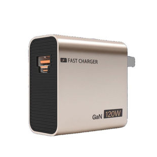 新国标3C认证GAN氮化镓充电器120W适用华为小米vivo手机全协议闪充超级快充充电头带6A数据线USB接口typec