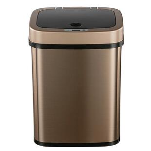 NST/纳仕达智能感应不锈钢垃圾桶电子自动关盖家用厨房客厅
