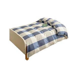 全棉学生宿舍单人床罩1一米2床笠三件套纯棉床垫套90X190垫子套罩