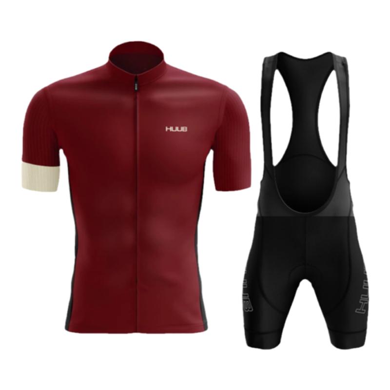 2023HUUB新款环法车队夏季短袖骑行服套装公路车自行车大码速干服