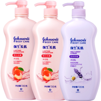 强生美肌水舒缓持久薰衣草沐浴露