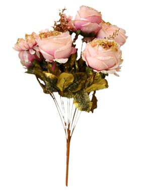 大朵单支欧式包心法国绢花玫瑰