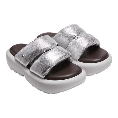 lostinecho双条带厚底沙发拖