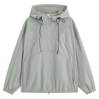 商场同款流石男装连帽时尚夹克潮