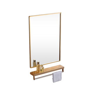 小尺寸浴室镜子玻璃高清贴墙自粘洗手厕所洗漱台化妆镜壁挂免打孔