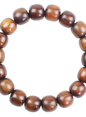 黑花梨木手串桶珠11*12MM新中式简约男女款手饰木质文玩手链盘串