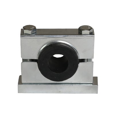 钢制防震单孔船用橡胶液压管夹