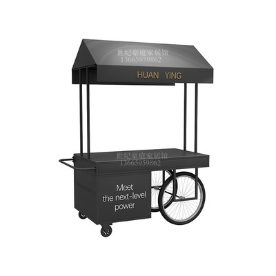 促销带柜子花店移动创意欧式铁艺