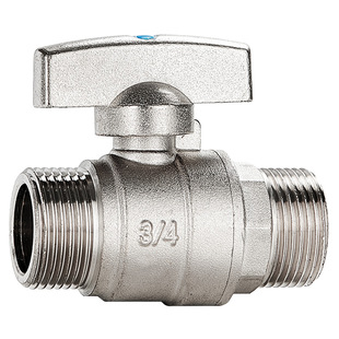 球阀双外丝直接水管自来水热水器燃气阀门开关铜2分3分4分6分dn15