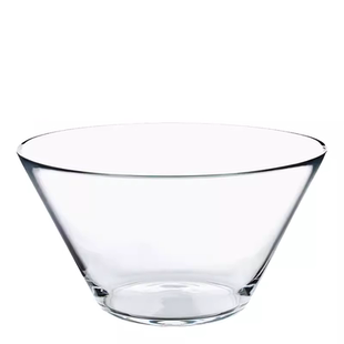 宜家上菜盆沙拉碗玻璃透明水果蔬菜玻璃创意色拉饭碗火锅调料碗
