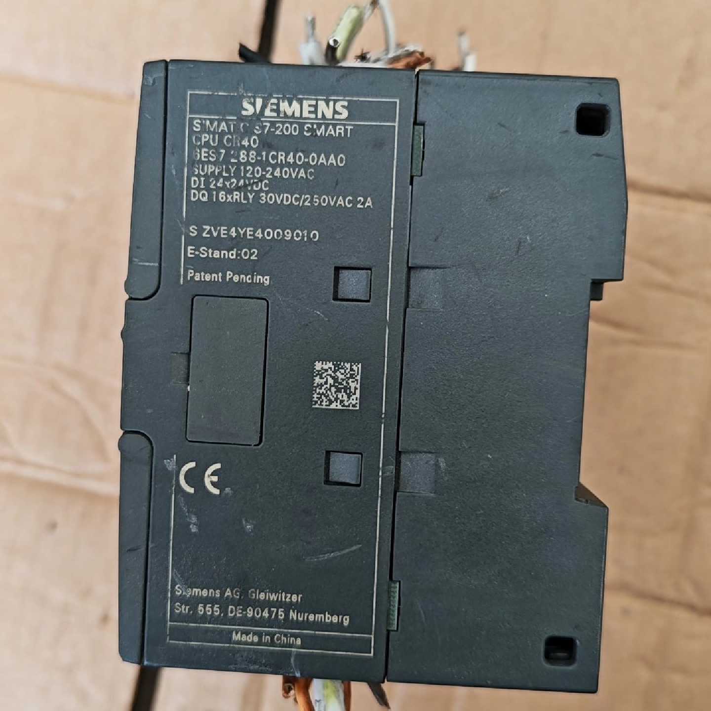 议价拆机西门子6ES7 288-1CR40-0AA0，功能包好，