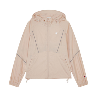 Champion冠军夹克女2026春季新款户外风轻薄登山休闲连帽开衫外套