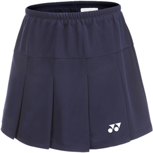 新款YONEX尤尼克斯yy羽毛球服女半身运动短裙裤子高尔夫网球A字裙