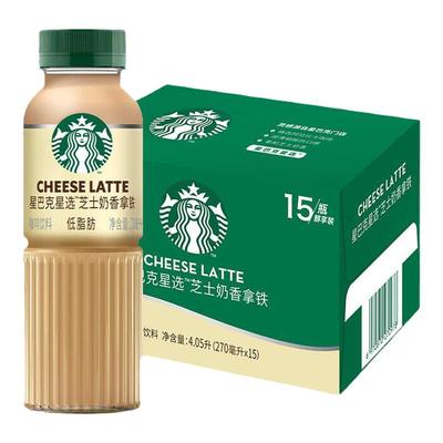 星巴克咖啡芝士奶香提神270ml*15