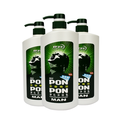 耐斯澎澎茶树清香去汗味沐浴露