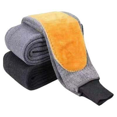 加绒厚棉裤冬季男士保暖中老年人