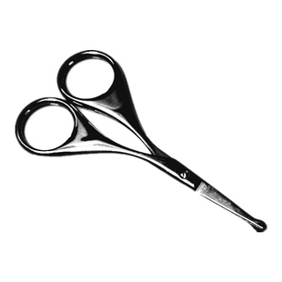 不锈钢小剪刀圆头鼻毛剪刀多功能德式胡须剪家用男女士美容修眉毛