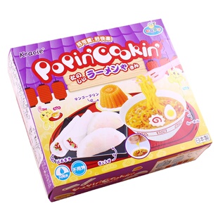 日本食玩进口零食kracie嘉娜宝 知育菓子DIY拉面造型手工食品糖果