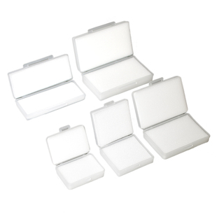 带海绵盒零件刀头磨具刀片工件盒子塑料包装盒精密模具配件保护盒