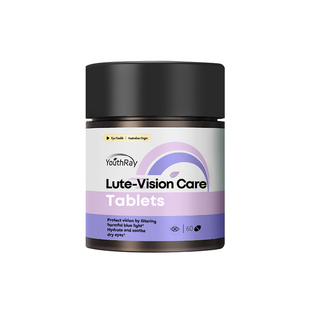 澳洲YouthRay黑晶萃复合护眼片叶黄素透明质酸钠成人护眼呵护视力
