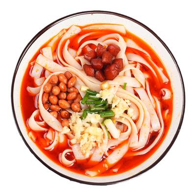 贵州遵义红油米皮早餐速食干米粉