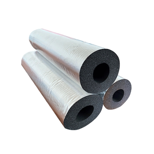 开口铝箔橡塑水管保温棉管套太阳能水管防冻神器消防管道保温棉套