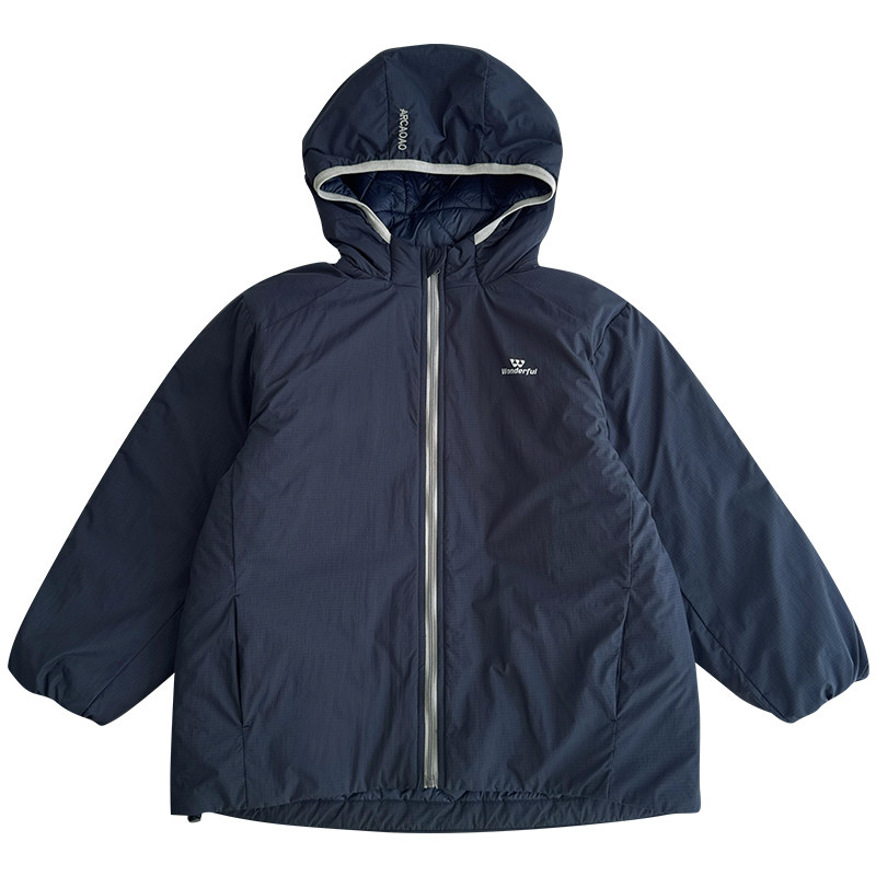男童夹棉加厚秋冬季冲锋衣棉服潮