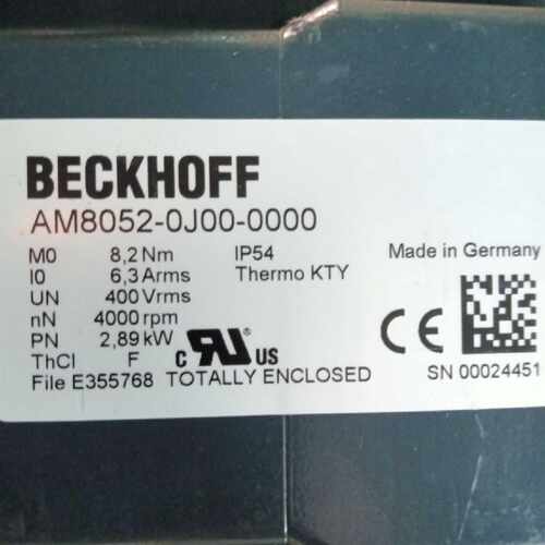 议价倍福BECKH0FF伺服电机AM8052-0J00- 0000