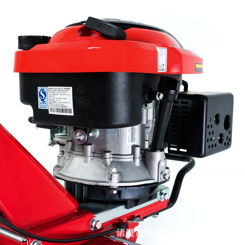 海道微耕机四冲程6马力汽油松土机小型旋耕机隆鑫159动力