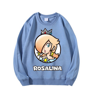菊花公主长袖动画周边百搭游戏个性超级玛丽罗莎塔马里奥卫衣棉