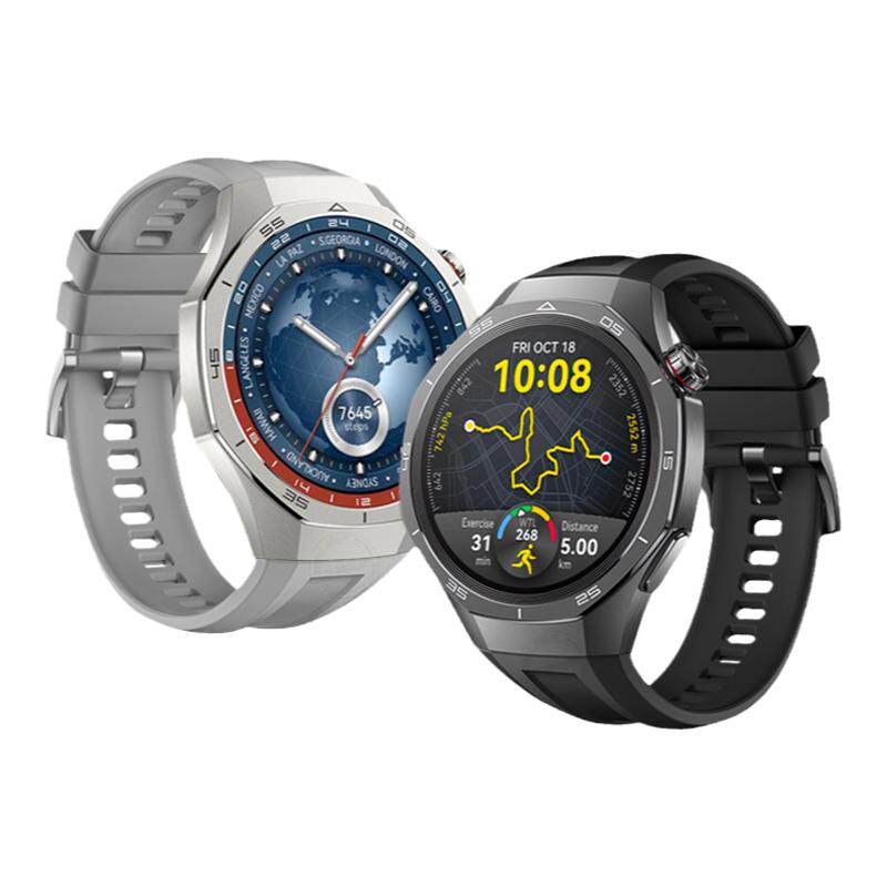 适用华为GT5pro手表带GT6pro新款专用硅胶腕表带按键gt4运动watchgt5pro智能5代gt3男款高级春夏ultimate同款