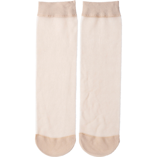 娜娇婷短筒丝袜水晶丝超薄款透明夏季女士5双装对对袜纯色短袜子