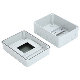 塑料电源回路箱电子仪表开关盒配电防水盒室内外明盒空开接线盒