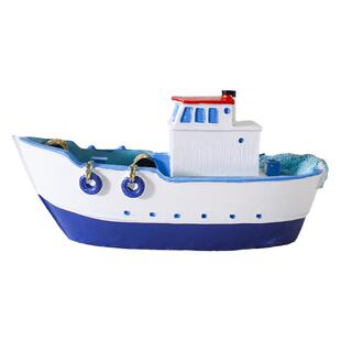 树脂船模型摆件海洋风格装饰品海边旅游纪念品道具船小船摆件船模