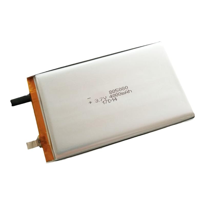 3.7v聚合物锂电池805080移动电源充电宝通用内置充电电芯4000mah