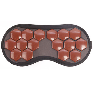 锗石托玛琳温热眼罩电加热舒缓眼部护理仪冷敷热敷面罩USB充电家