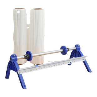 缠绕膜打包机手动支架保鲜缠绕包膜机架子切割器商用薄膜包裹神器